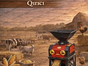 Bütün dənli bitkiləri qıran makina. Qırıcı makina.