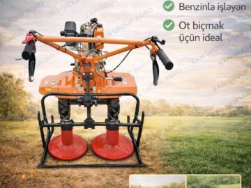 8 HP və 13 HP at gücündə motobloklar. Rotorlu disklə və digər aqreqatlarla.